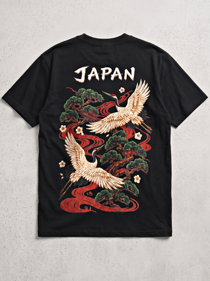 Premium Japan Black T-Shirt For Tremi