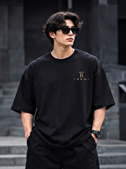 New Arrivals Premium Red Tree Black T-Shirt For Tremi