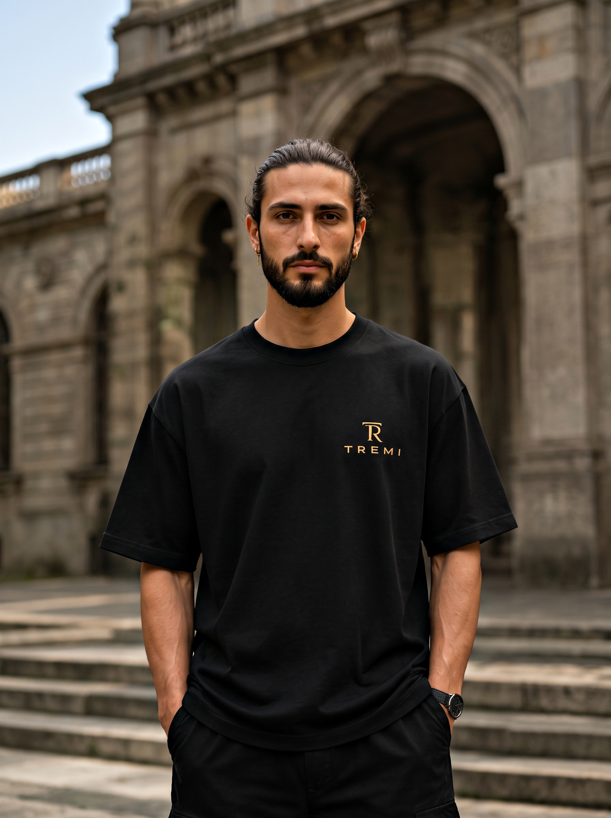 Best Sellers Hourse Design Black | Blue T-Shirts For Tremi