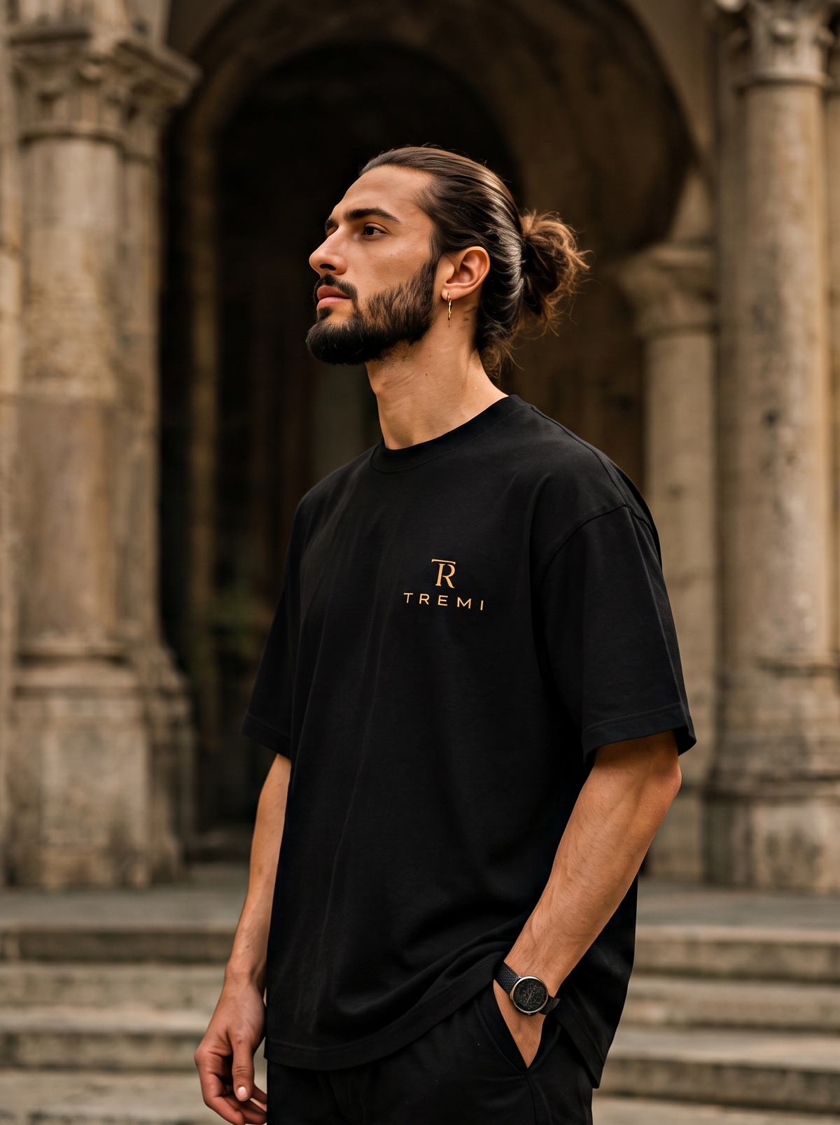 Best Sellers Hourse Design Black | Blue T-Shirts For Tremi